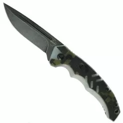 Boker Plus Exclusive Digi Camo Intention II Auto Knife, Dark Stonewash Blade
