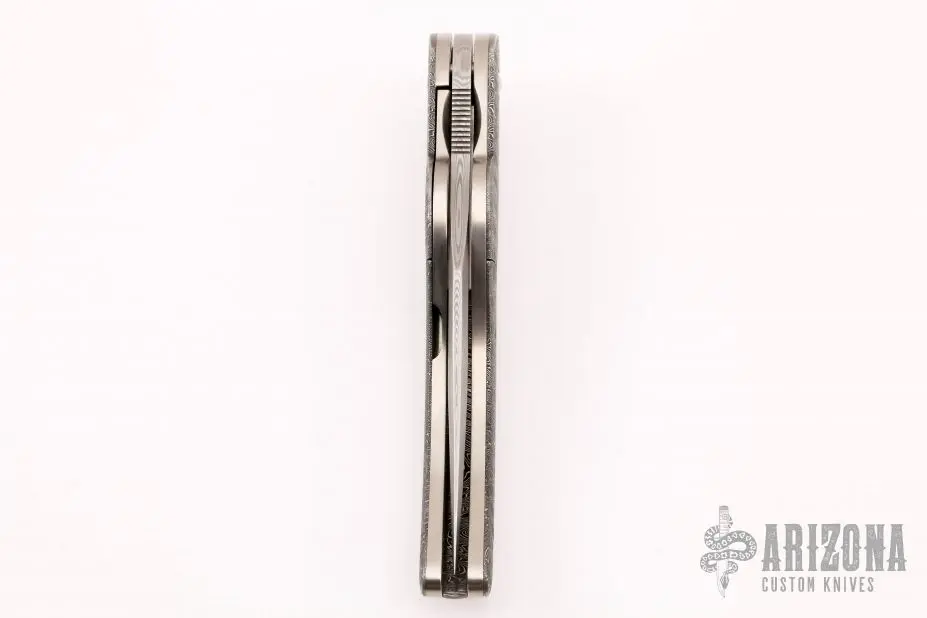 Damasteel And Damascus Flipper 6 Damasteel And Damascus Flipper - Image 4