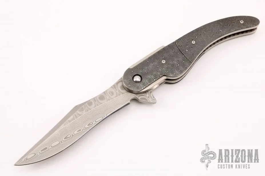 Damasteel And Damascus Flipper 3 Damasteel And Damascus Flipper