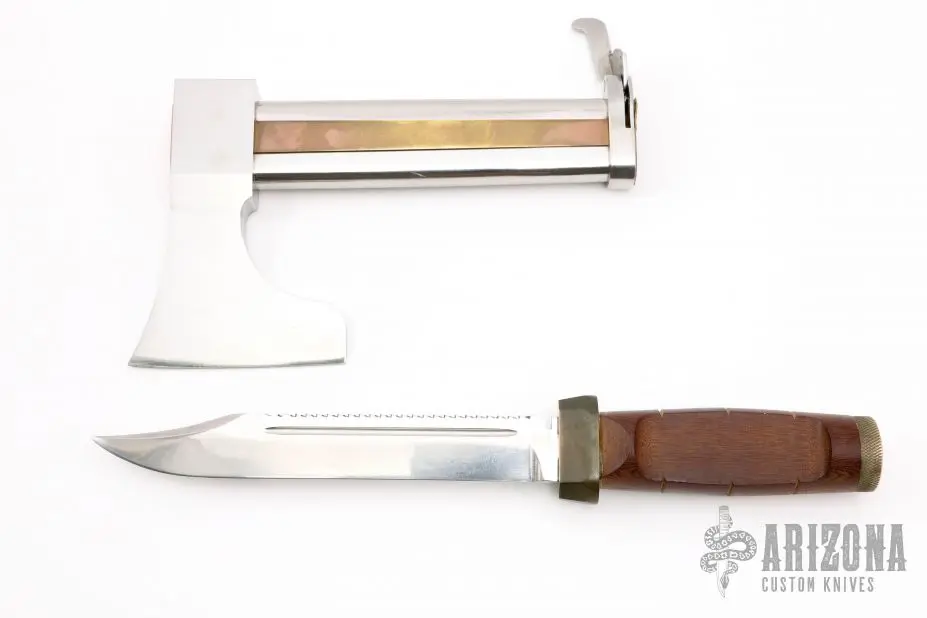 Survival Knife W/ Axe Sheath 5 Survival Knife W/ Axe Sheath - Image 3