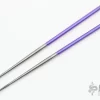 2- Piece Takedown Titanium Chopsticks W/ Pouch - Violet