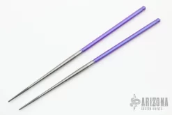 2- Piece Takedown Titanium Chopsticks W/ Pouch - Violet