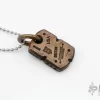 Copper Dogtag Pendant W/ Ball Chain 1 Copper Dogtag Pendant W/ Ball Chain -Knife Shop 1659971487 9418
