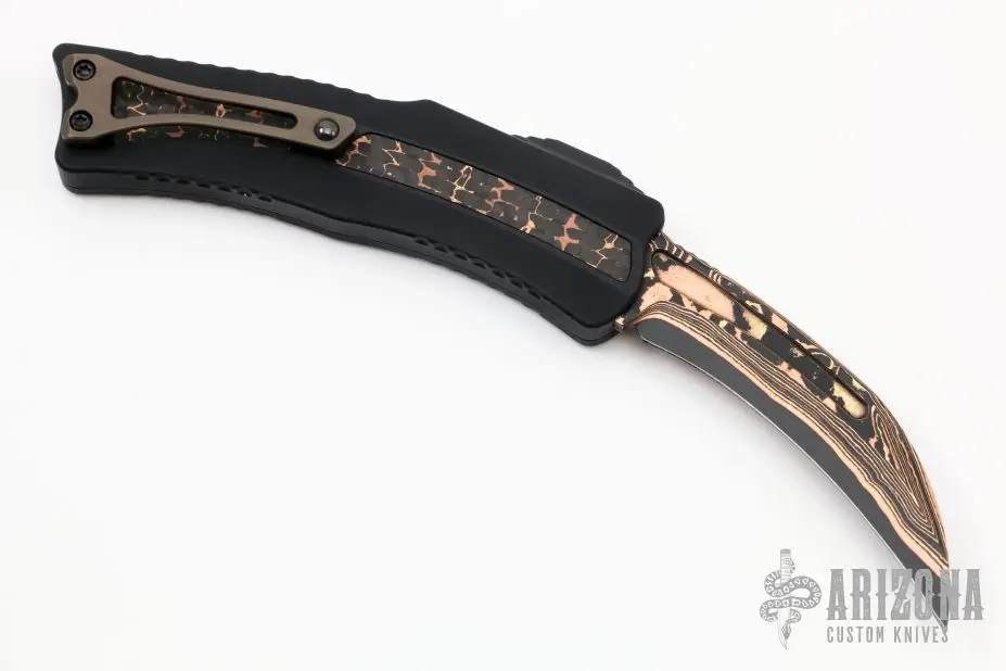 Custom ROC - Fat Carbon Snakeskin Inlay W/ Baker Forge Tiger GoMai #58 4 Custom ROC - Fat Carbon Snakeskin Inlay W/ Baker Forge Tiger GoMai #58 - Image 2