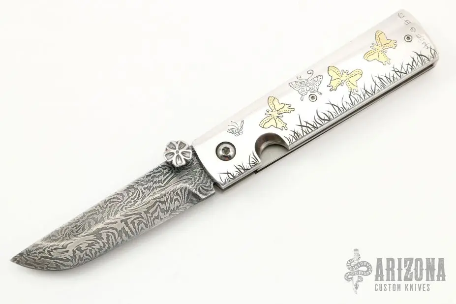 Engraved Linerlock Folder 3 Engraved Linerlock Folder