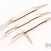 3 Synthetic Ivory Slipjoints - 1996