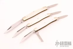 3 Synthetic Ivory Slipjoints - 1996