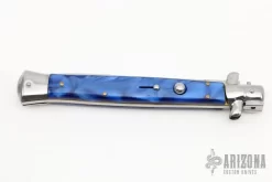 13" Swivel Bolster Auto - Blue Pearlex -Knife Shop 1671647648 7624