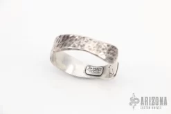 Jes MaHarry Hammered Sterling Silver Cuff Bracelet For 32 Bar Blues -Knife Shop 1672333786 4552