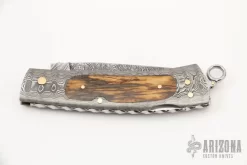 Damascus Interframe Lockback -Knife Shop 1674163042 0934