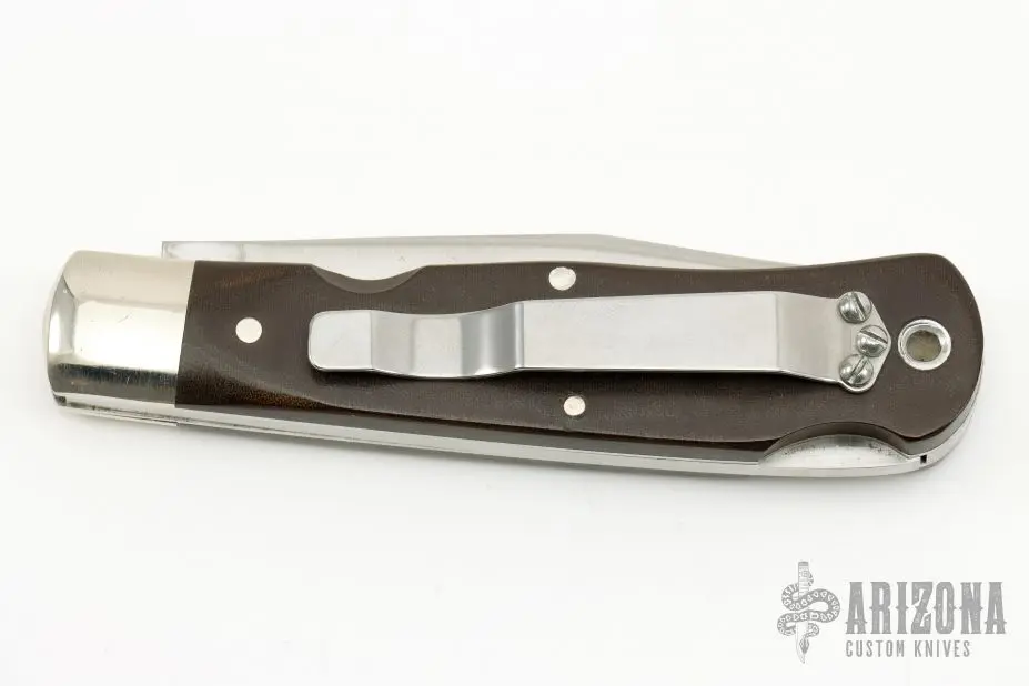 Mountain Man Lockback - Green Linen Micarta 5 Mountain Man Lockback - Green Linen Micarta - Image 3