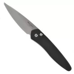 Pro-Tech 3405 Newport Auto Knife, CPM-S35VN Stonewash Blade