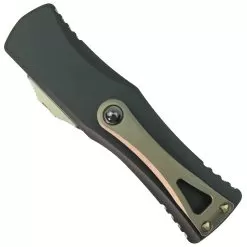 Microtech Black Tactical Hera OTF Knife, Bronze Dagger Blade -Knife Shop 702 13 2 87657.1660324799