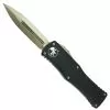 Microtech Black Tactical Hera OTF Knife, Bronze Dagger Blade -Knife Shop 702 13a 2 17000.1660324796