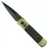 Pro-Tech 7115 Bronze Aluminum Godson Auto Knife, Black Blade -Knife Shop 7115 19650.1654627093