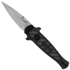 Kershaw Launch 12 Auto Knife, Carbon Fiber, Stonewash Blade