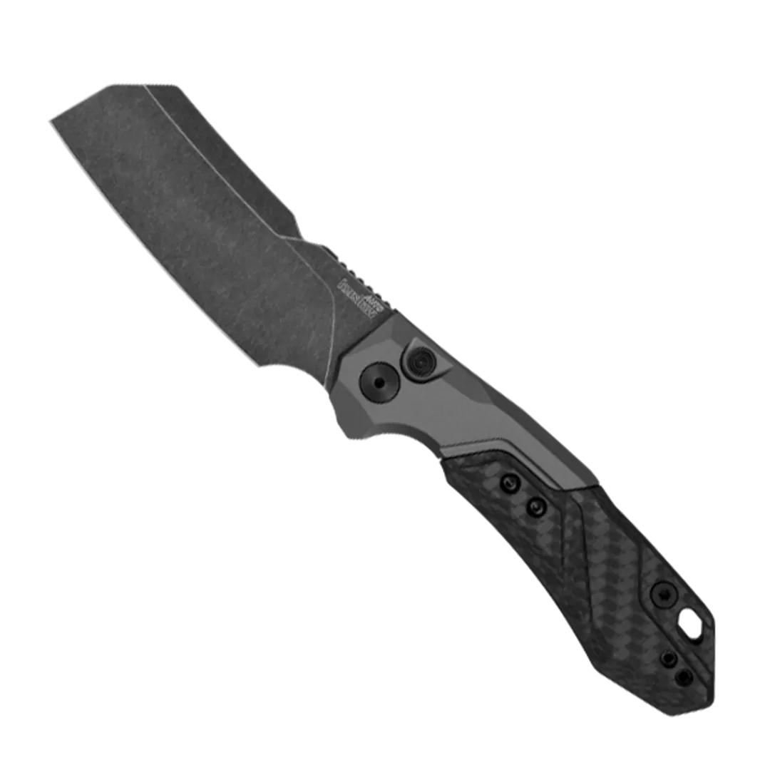 Kershaw Launch 14 Auto Knife, BlackWashed 3.375" Cleaver Blade 3 Kershaw Launch 14 Auto Knife, BlackWashed 3.375" Cleaver Blade