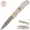 Kissing Crane Limited Lockback Imitation Pearl Damascus 1 Kissing Crane Limited Lockback Imitation Pearl Damascus -Knife Shop A19 KC5199