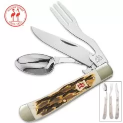 Kissing Crane Burnt Bone Camp Dining Tool