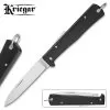 Kriegar Helden Rand Kat Knife - Carbon Steel Lockback Pocket Knife - Historical German Military Reproduction - Lightweight Steel Handle, Slim Profile, Lanyard Loop - WWI WWII Army - 4 1/4" Closed -Knife Shop A19 KG186