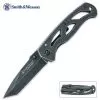 Smith & Wesson Stonewash Tanto Point Skeletonized Folding Pocket Knife 2 Smith & Wesson Stonewash Tanto Point Skeletonized Folding Pocket Knife -Knife Shop A19 SW7409