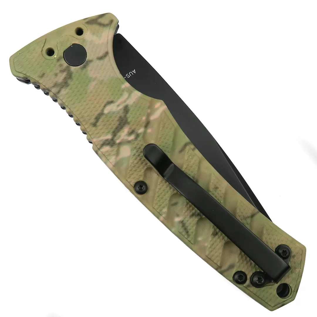 Boker Plus Exclusive Camo Strike Auto Knife, Black Combo Tanto Blade 4 Boker Plus Exclusive Camo Strike Auto Knife, Black Combo Tanto Blade - Image 2