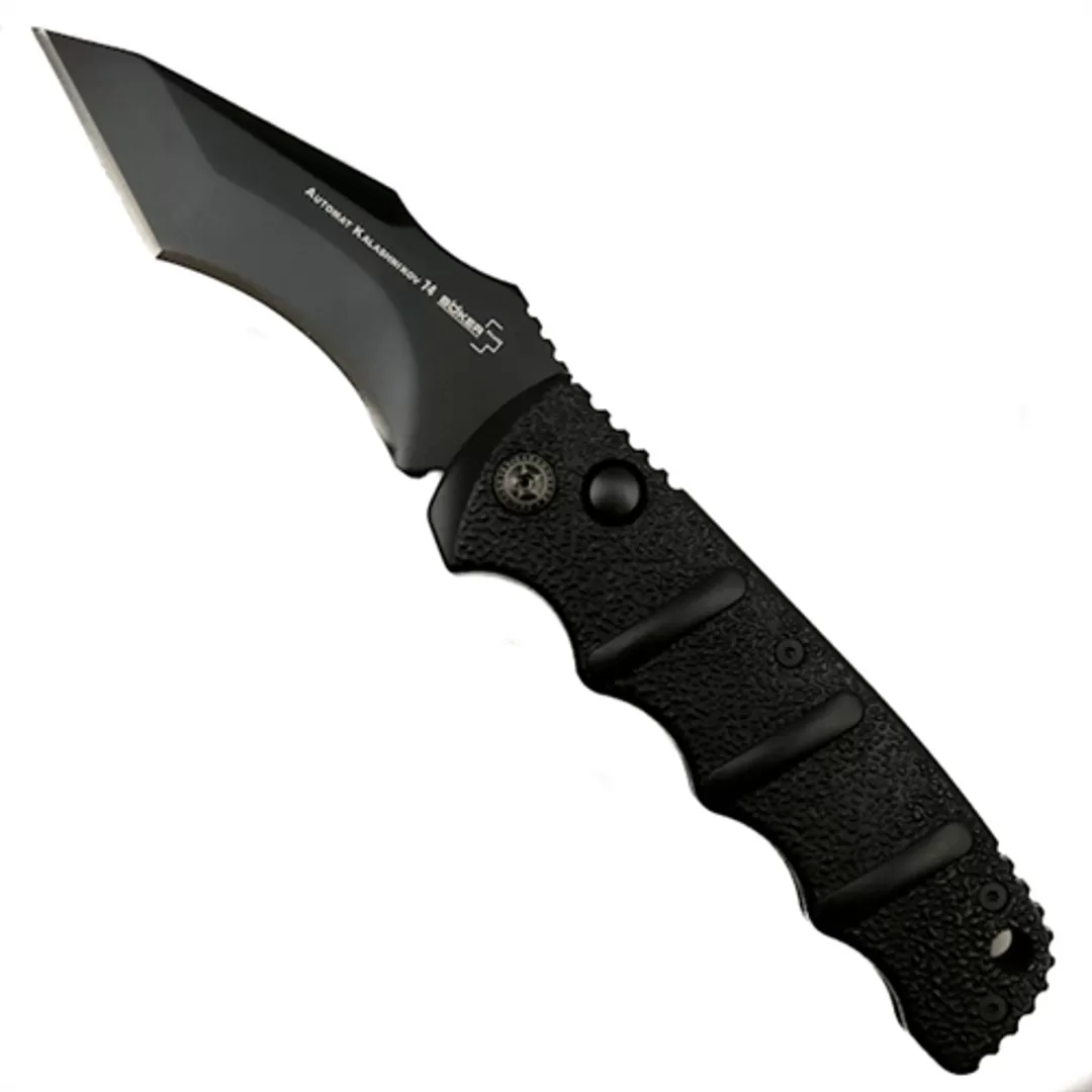 Boker XL Kalashnikov Recurve Tanto Auto Knife, AUS-8 Black Blade 3 Boker XL Kalashnikov Recurve Tanto Auto Knife, AUS-8 Black Blade