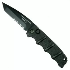 Boker Kalashnikov Tanto Auto Knife, AUS-8 Black Combo Blade