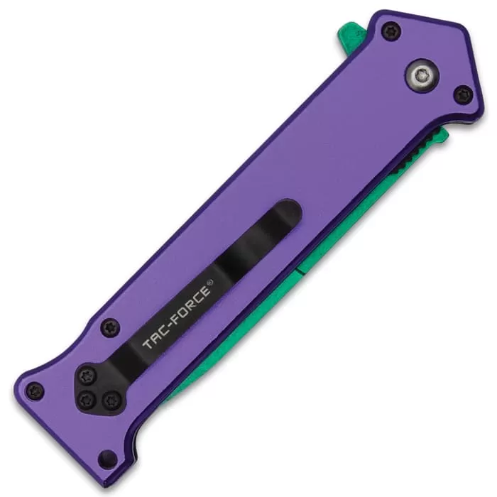 Joker Assisted Opening Stiletto Pocket Knife - Batman Switch 4 Joker Assisted Opening Stiletto Pocket Knife - Batman Switch - Image 2