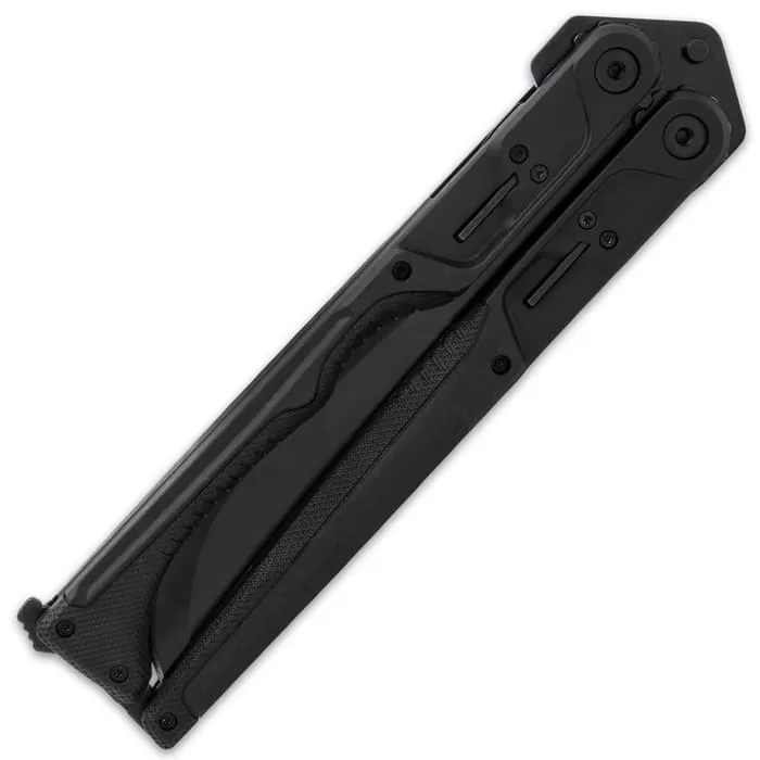 Gerber DoubleDown Folding Machete And Sheath - 420HC Stainless Steel Blade, Anodized Aluminum Handle - Length 15 1/10” 4 Gerber DoubleDown Folding Machete And Sheath - 420HC Stainless Steel Blade, Anodized Aluminum Handle - Length 15 1/10” - Image 2