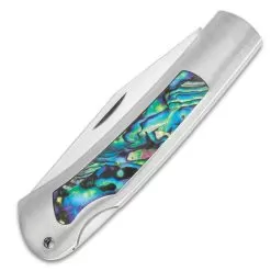 Kissing Crane Genuine Abalone And Stainless Pocket Knife -Knife Shop C19 KC5505