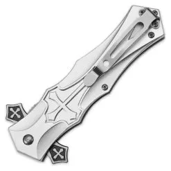 Crusaders Aluminum Assisted Opening Pocket Knife -Knife Shop D19 BK3050