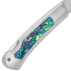 Kissing Crane Genuine Abalone And Stainless Pocket Knife -Knife Shop D19 KC5505