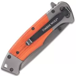 Timber Wolf Heirloom Pocket Knife - Free Engraving, Wooden Handle Scales 11 Timber Wolf Heirloom Pocket Knife - Free Engraving, Wooden Handle Scales -Knife Shop D19 TW1216