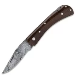 Timber Wolf Workman Pocket Knife - Damascus Steel Blade, Micarta Handle Scales, Stainless Steel Pins, Lockback 8 Timber Wolf Workman Pocket Knife - Damascus Steel Blade, Micarta Handle Scales, Stainless Steel Pins, Lockback -Knife Shop D19 TW1395