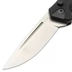 Boker Plus Black Intention Pocket Knife - D2 Tool Steel Blade, G10 Handle, Push Button Opening, Slide Lock - Length 7 4/5” -Knife Shop E04 BR4971