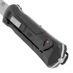 Smith & Wesson Bead Blasted OTF Pocket Knife - AUS-8 Stainless Steel Blade, Aluminum Handle, Glassbreaker - Length 8 7/10” -Knife Shop E04 SW5733