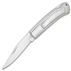 Kissing Crane Genuine Pearl And Stainless Pocket Knife 9 Kissing Crane Genuine Pearl And Stainless Pocket Knife -Knife Shop E19 KC5503