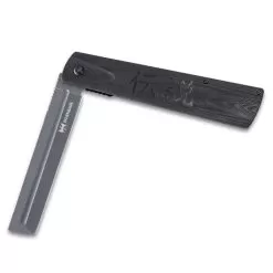 Shinwa Kuroi Assisted Opening Razor - Ti-Coated Stainless Blade, G10 Handle Scales - Length 10 1/2” 10 Shinwa Kuroi Assisted Opening Razor - Ti-Coated Stainless Blade, G10 Handle Scales - Length 10 1/2” -Knife Shop E19 KZ1058