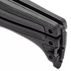 Gerber DoubleDown Folding Machete And Sheath - 420HC Stainless Steel Blade, Anodized Aluminum Handle - Length 15 1/10” 12 Gerber DoubleDown Folding Machete And Sheath - 420HC Stainless Steel Blade, Anodized Aluminum Handle - Length 15 1/10” -Knife Shop F19 GB5411