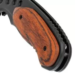 Timber Wolf Expedition Pocket Knife - 3Cr13 Stainless Steel Blade, Engravable Pakkawood Handle, Assisted Opening -Knife Shop F19 TW1398