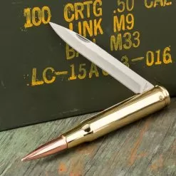 United Cutlery 50 Cal. Bullet Pocket Knife -Knife Shop F19 UC2736