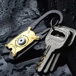 SHTF 20-In-1 Multi-Tool EDC With Carabiner Quick Release Clip - Various Sized Wrenches And Screwdrivers, Blade, Ruler, File -Knife Shop F33 BK4479