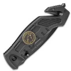 Timber Wolf Assist Rescue Black Folding Knife 14 Timber Wolf Assist Rescue Black Folding Knife -Knife Shop G19 TW203