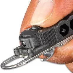 Trailblazer Torque Driver Multi-Tool With Flashlight - Four Hex Bits, Wrenches, Bottle Opener, Angle Driver, Carabiner - Length 3 3/4” 17 Trailblazer Torque Driver Multi-Tool With Flashlight - Four Hex Bits, Wrenches, Bottle Opener, Angle Driver, Carabiner - Length 3 3/4” -Knife Shop I33 CK0459