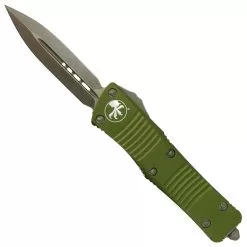 Microtech 138-13APOD OD Green D/E OTF Auto Knife, Bronze Apocalyptic Blade