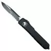 Microtech 121-2T Tactical Contoured Ultratech S/E OTF Auto Knife, Black Combo Blade -Knife Shop MT121 2TCC 2 86783.1596471400