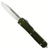 Microtech OD Green Signature Series Ultratech II OTF Knife, Satin Blade