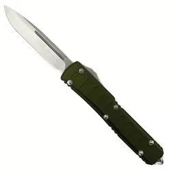 Microtech OD Green Signature Series Ultratech II OTF Knife, Satin Blade