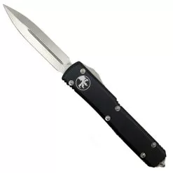 Microtech 122-10 Contoured Ultratech D/E OTF Auto Knife, Stonewash Blade
